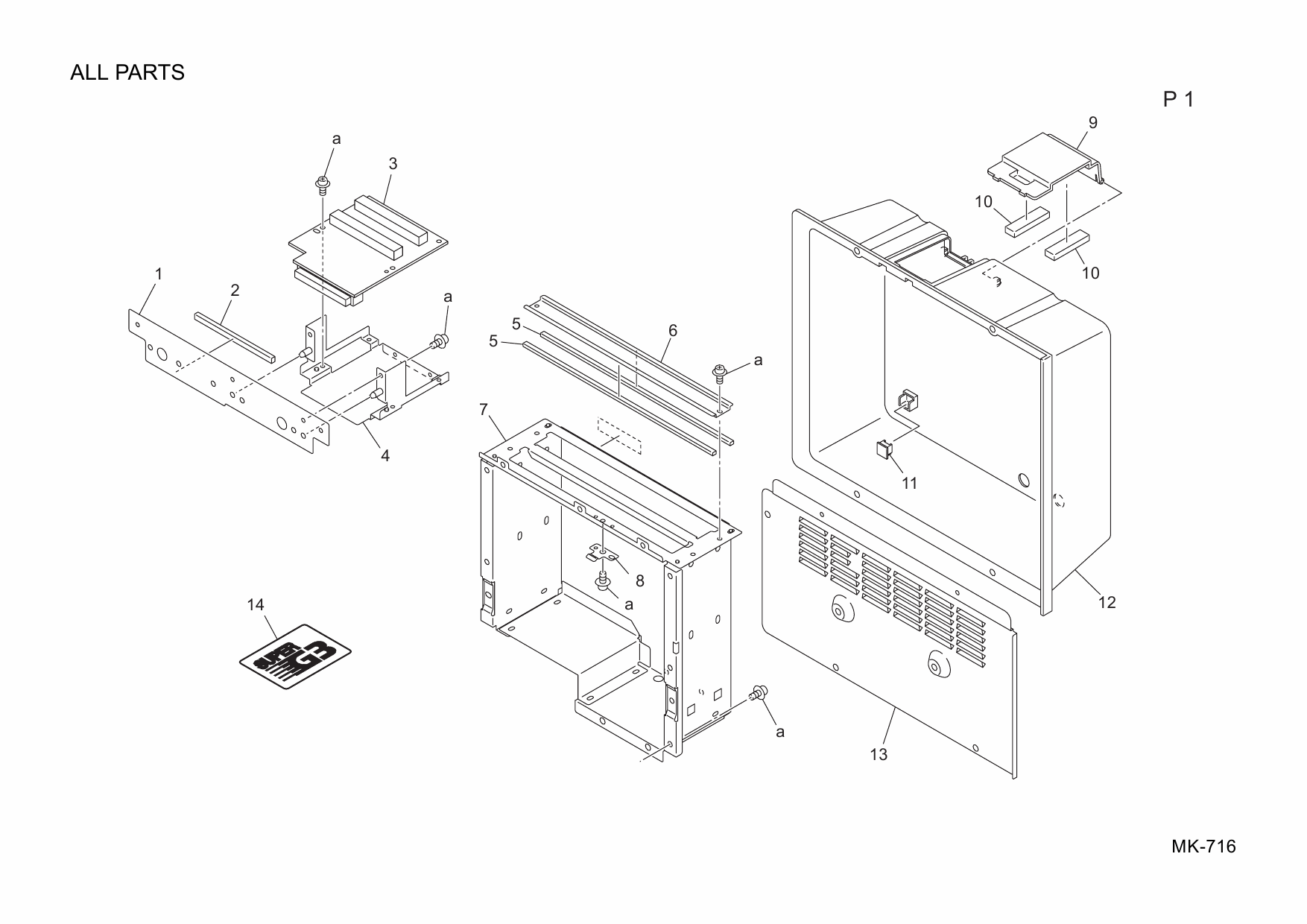Konica-Minolta Options MK-716 A0P5 Parts Manual-5